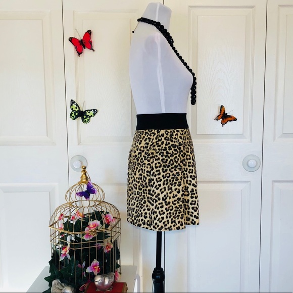 📂 Zara Animal Print Shorts Skort Small - Picture 3 of 9